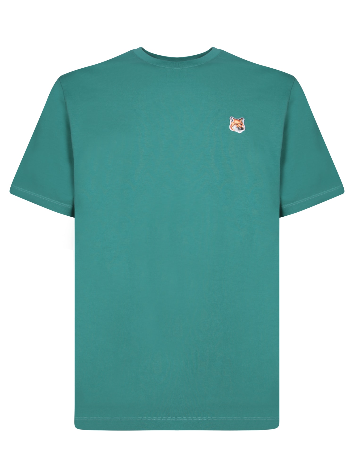 Maison Kitsuné Fox Head Green T-shirt
