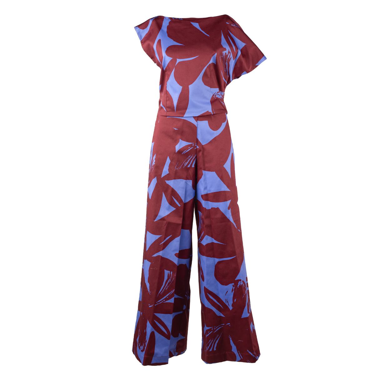 Liviana Conti Wisteria Patterned Cotton Dress