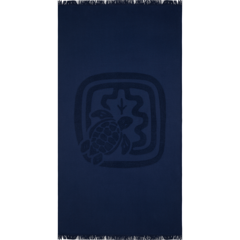 Vilebrequin Beach Fouta In Organic Cotton - Towel - Santah - Blue - Size OSFA