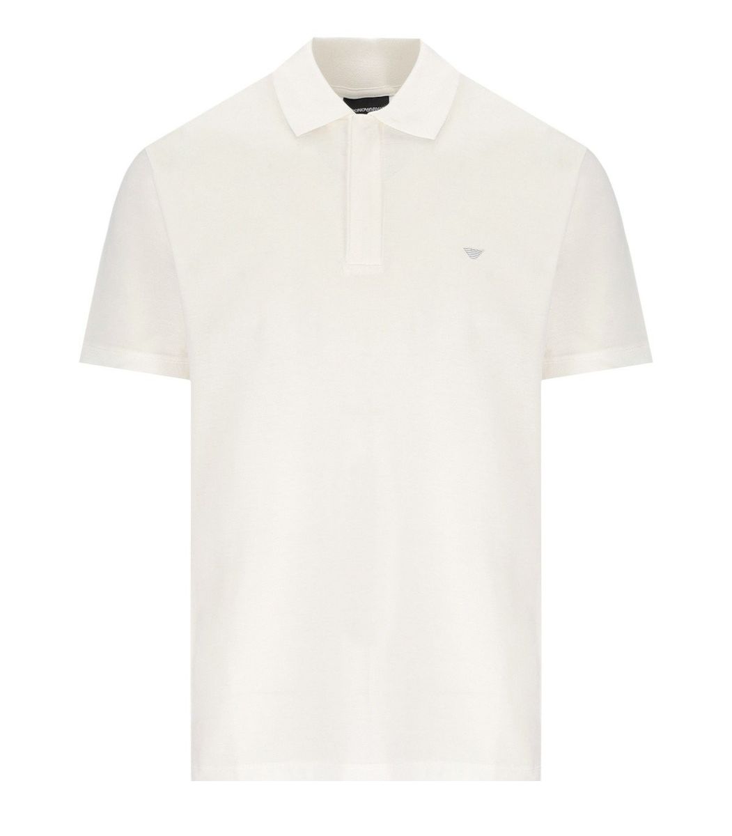Emporio Armani Knitted Cotton Polo Shirt