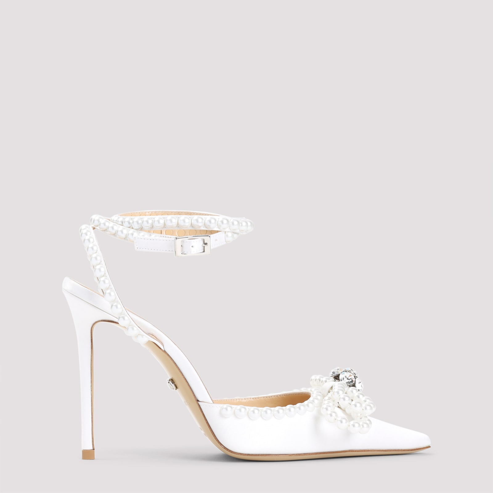 Mach & Mach Double Bow Pearl Pumps