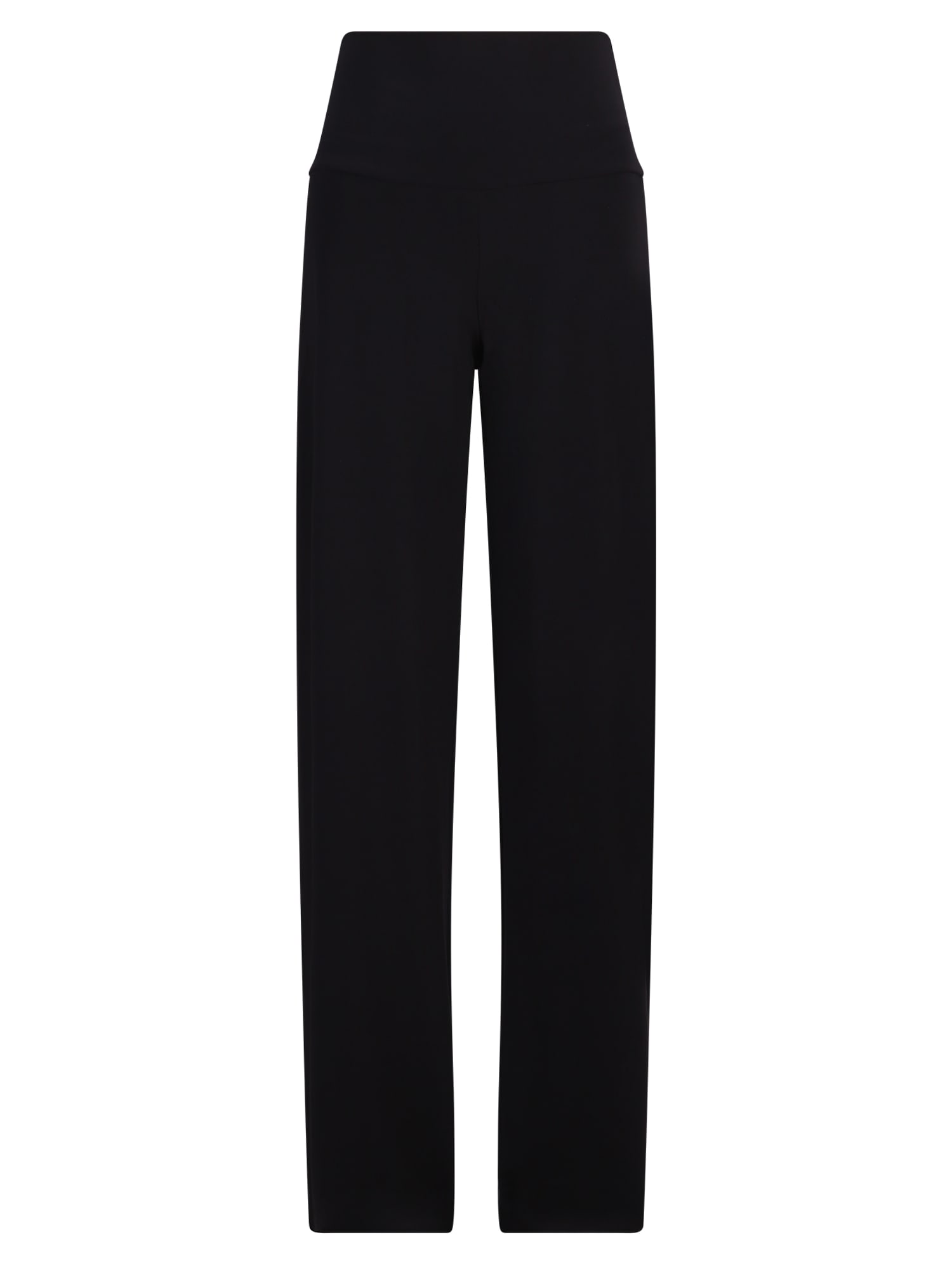 Norma Kamali Straight Leg Black Trousers