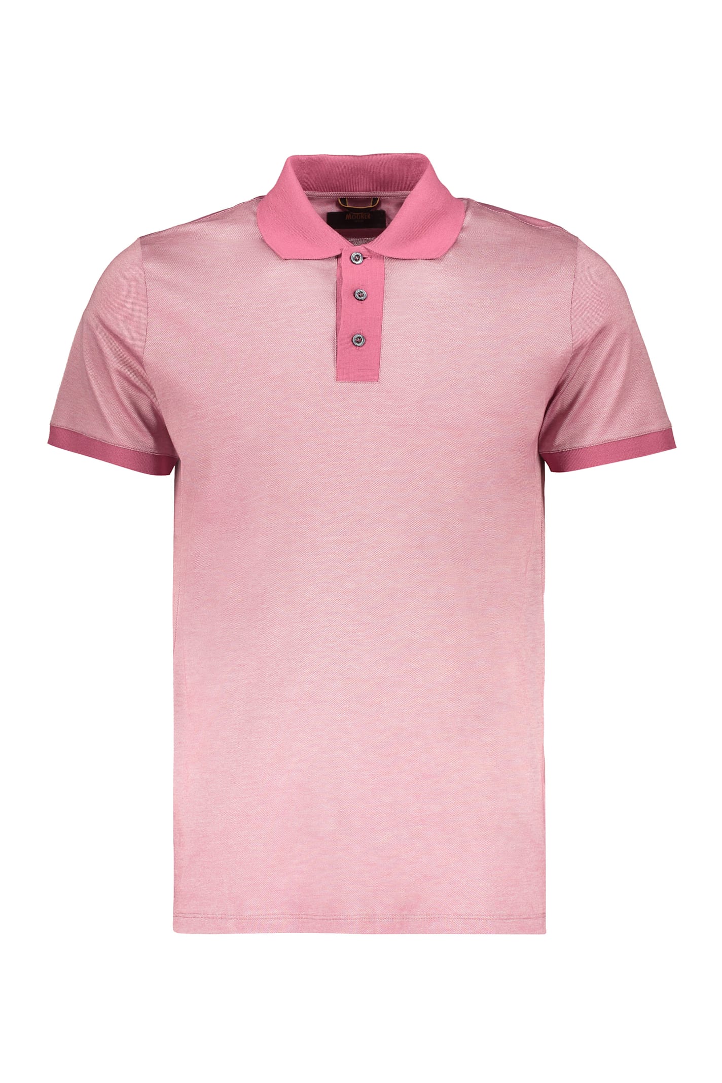 Moorer Short Sleeve Cotton Polo Shirt