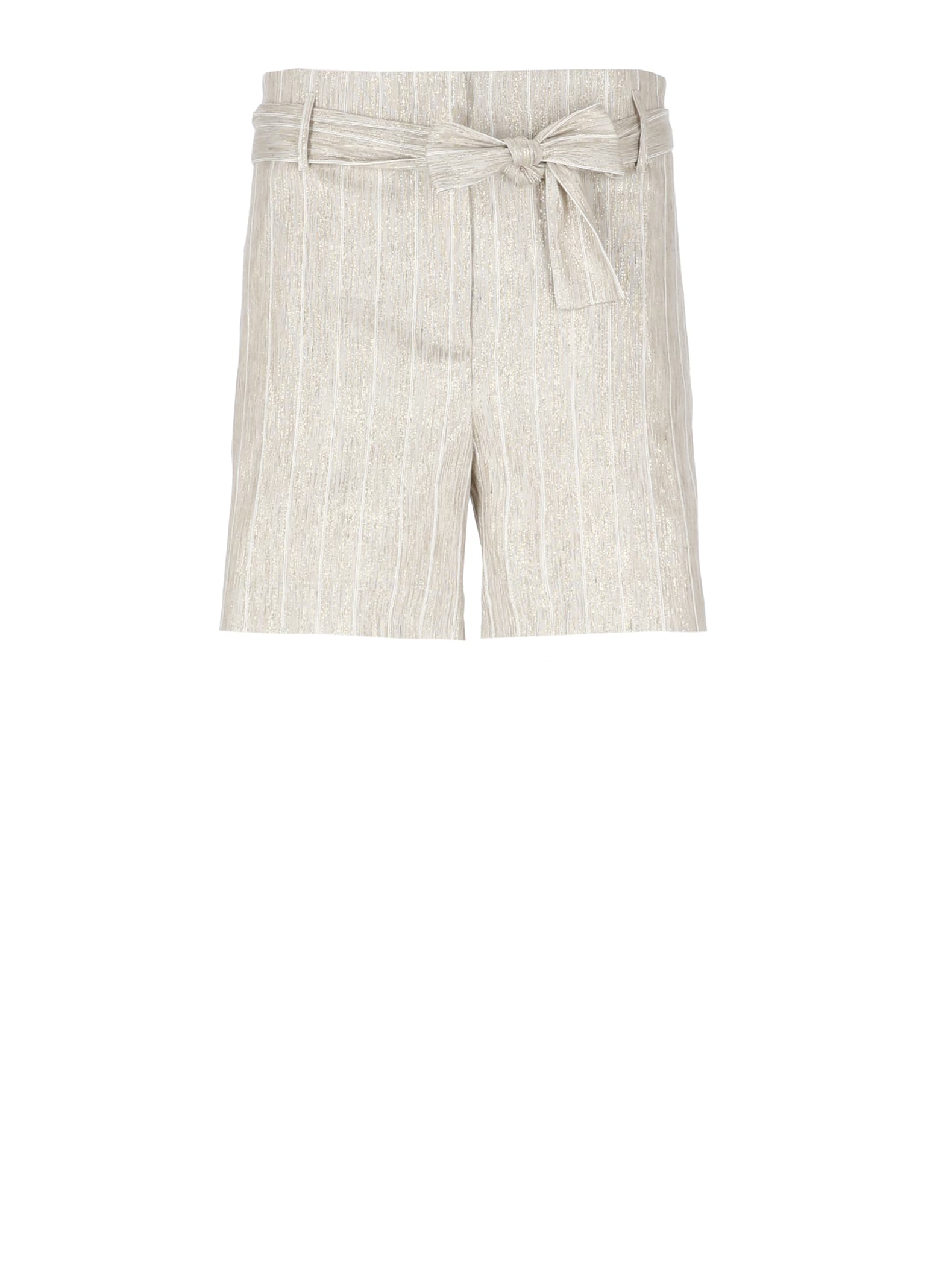 D. Exterior Viscose Blend Bermuda Shorts