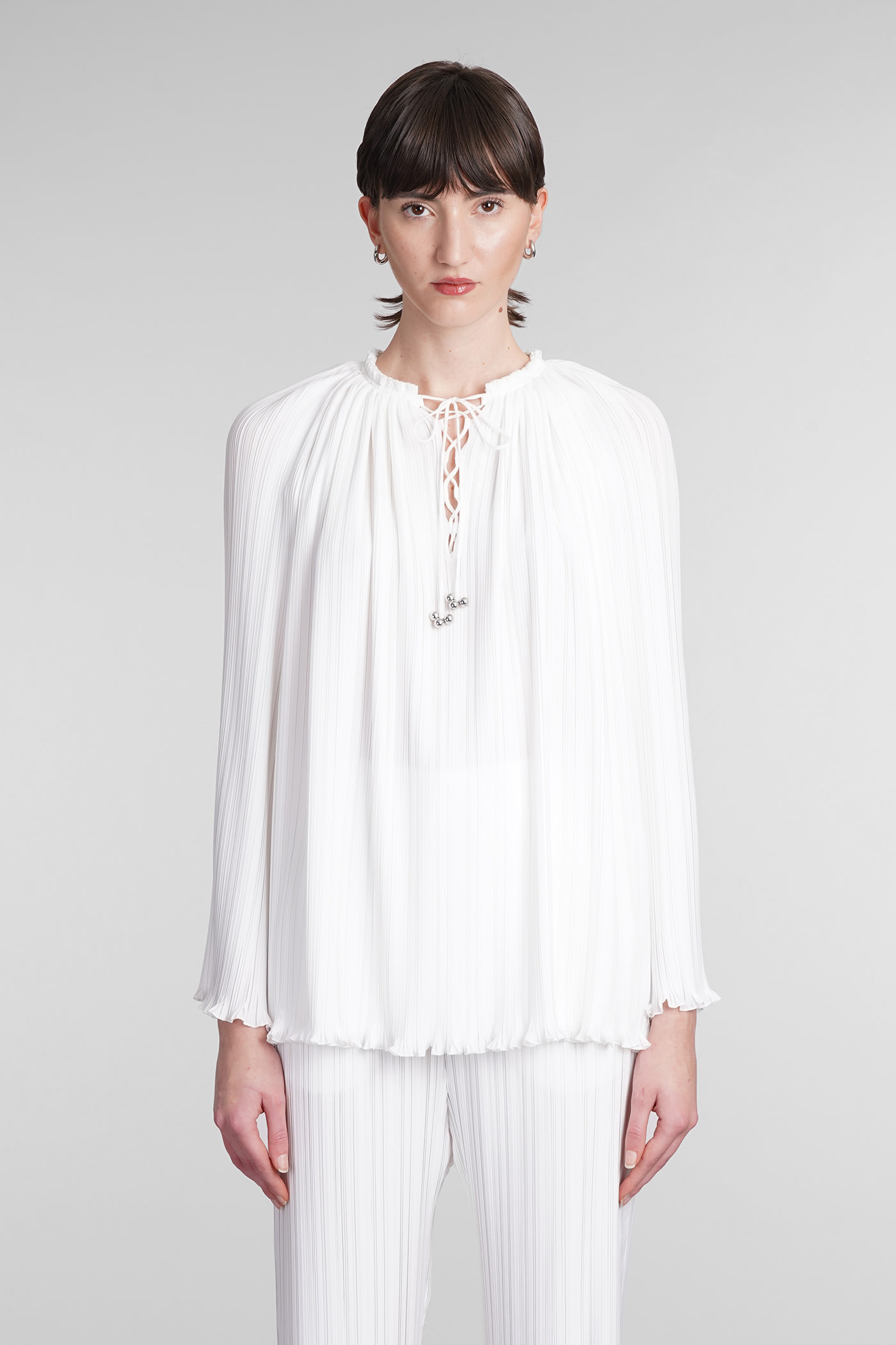 Lanvin Blouse In Beige Polyester