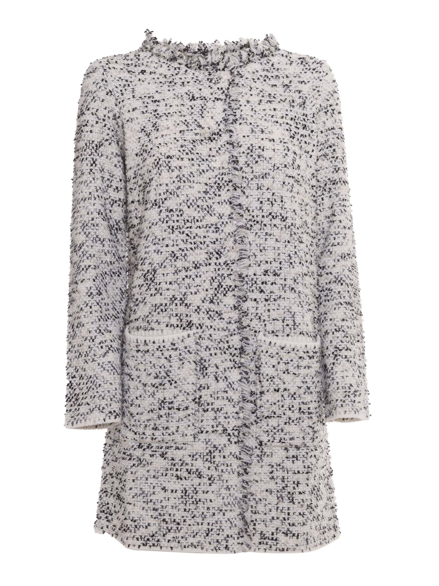 Kangra Woven Stitch Coat With Pockets