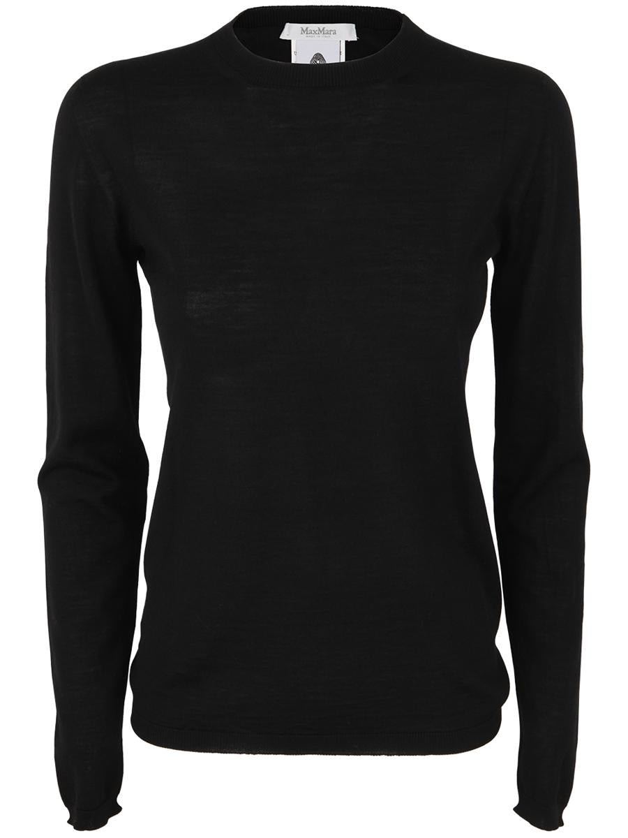 Max Mara 桃粉色圆领毛衣