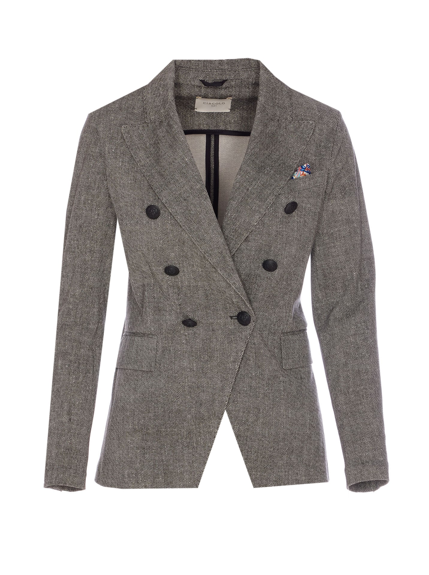 Circolo 1901 Double Breasted Buttons Closure Jacket