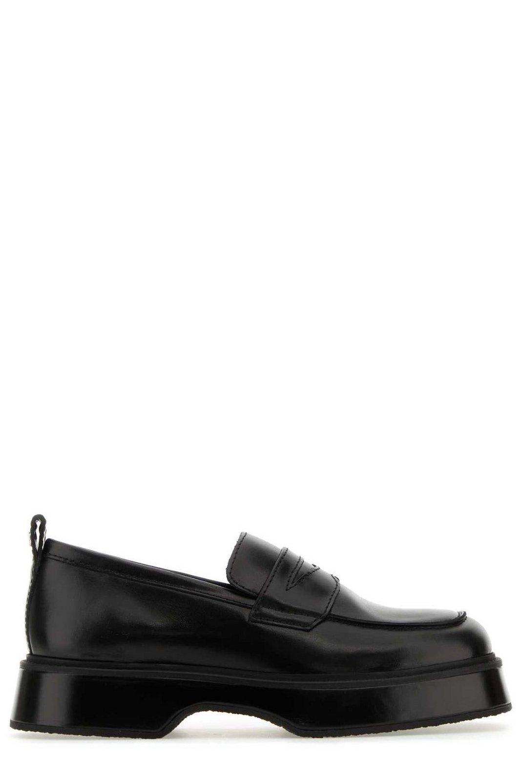 Ami Alexandre Mattiussi Squared-toe Loafers Flat Shoes