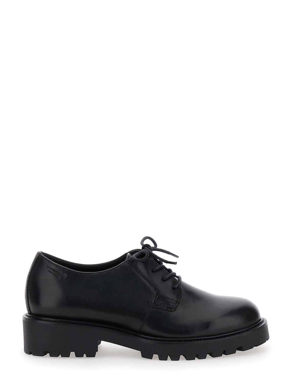 Vagabond Black kenova Lace-up Derby Shoe In Leather Woman