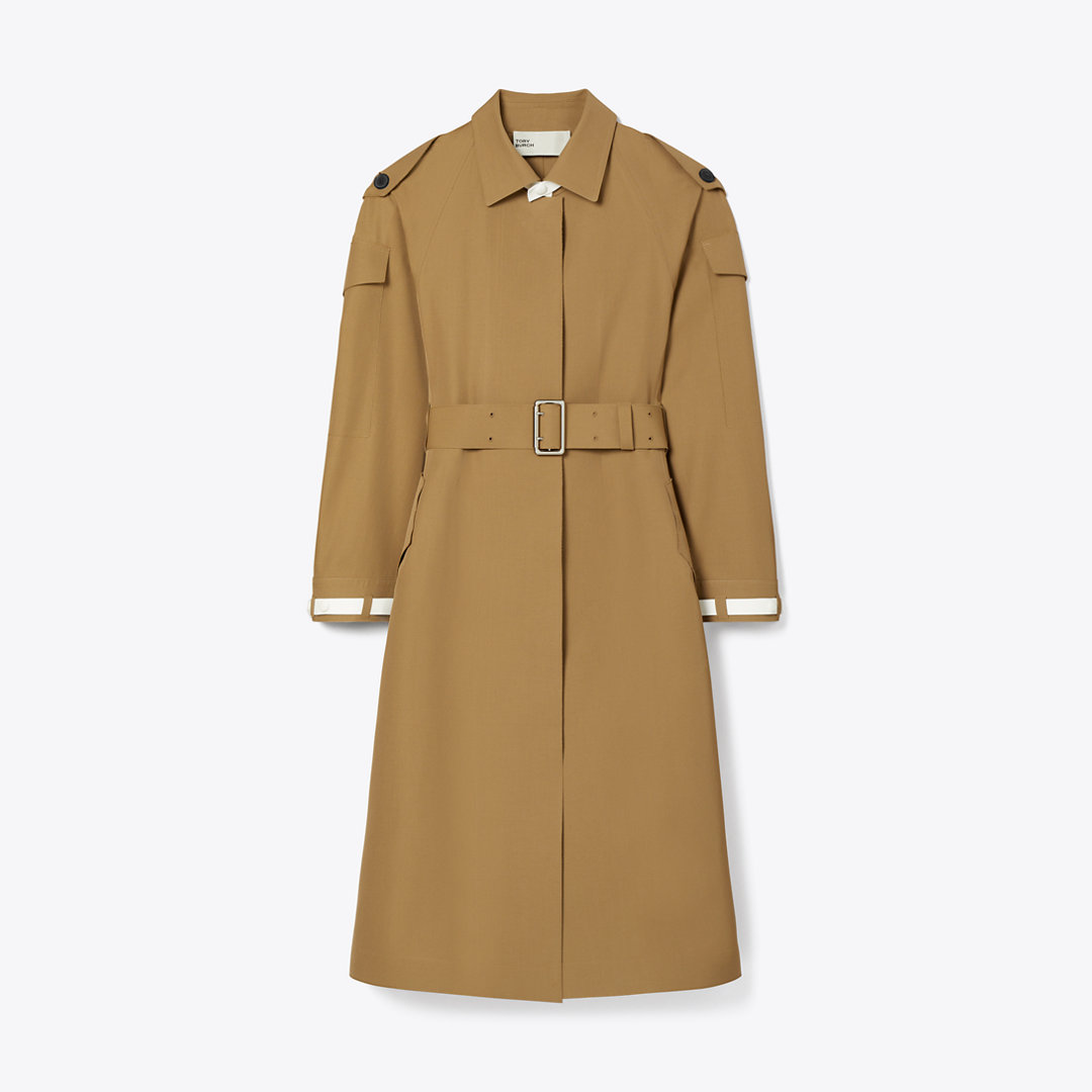 Tory Burch Wool Trench Coat