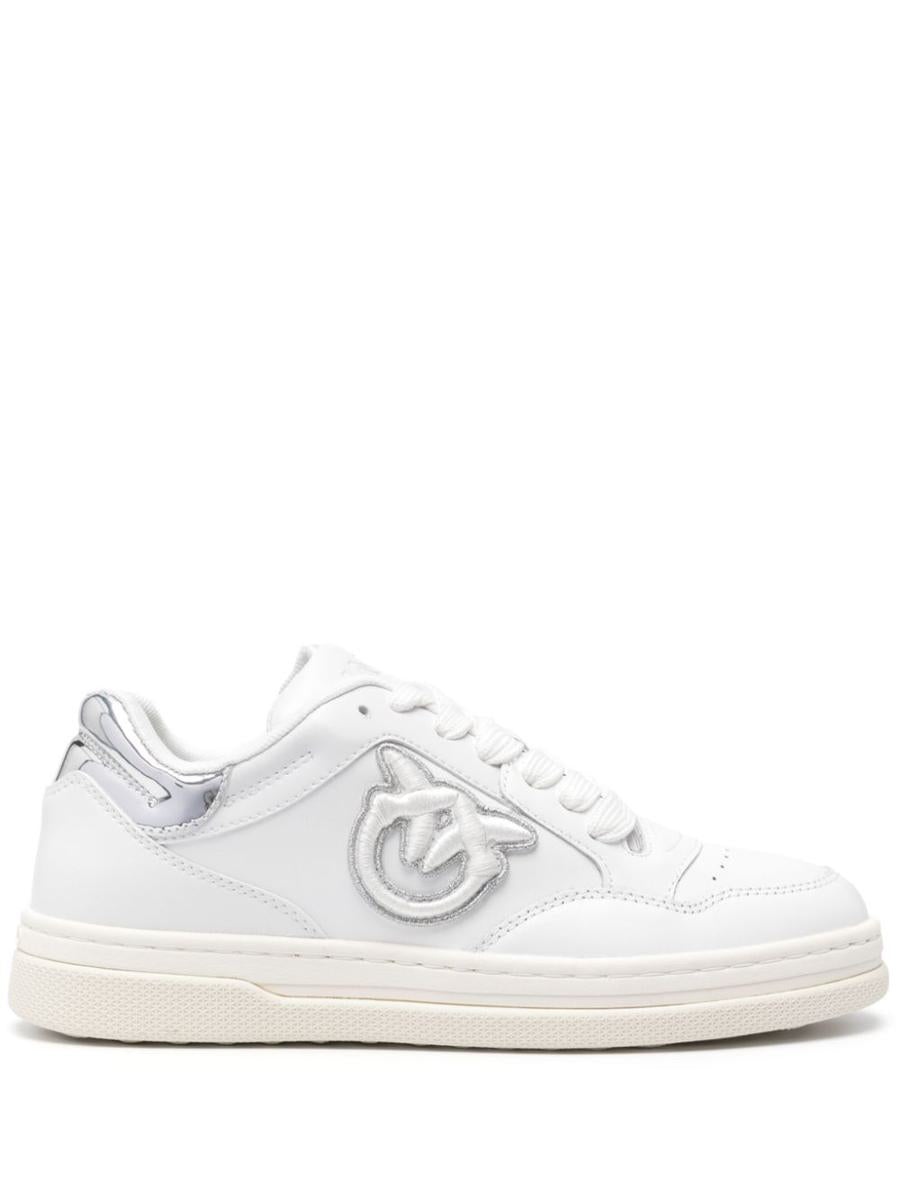 Pinko White Low-Top 'Mandy' Sneakers