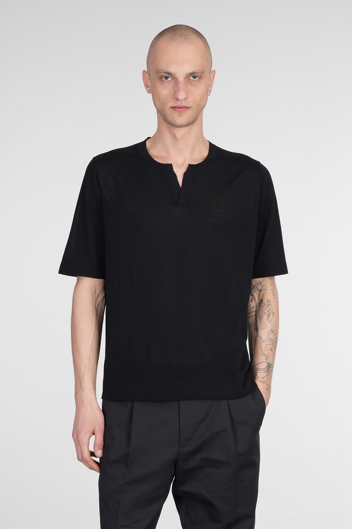 Ballantyne T-shirt In Black Cotton