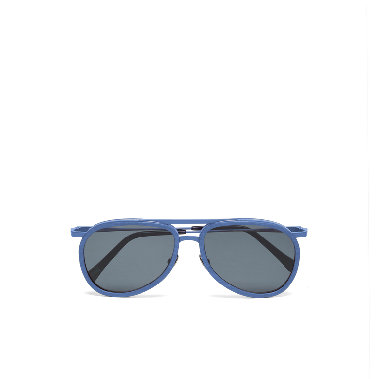 Vilebrequin Wood Aviator Sunglasses Solid - Sunglasses - Vol2nuit - Blue - Size OSFA