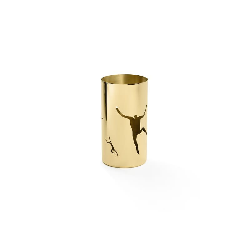 Ghidini 1961 Cylinder Bowl Polished Brass
