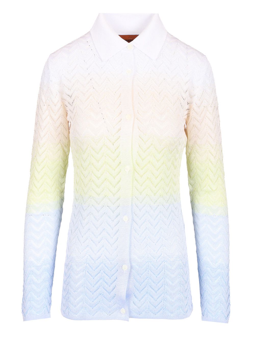 Missoni彩虹针织衬衫