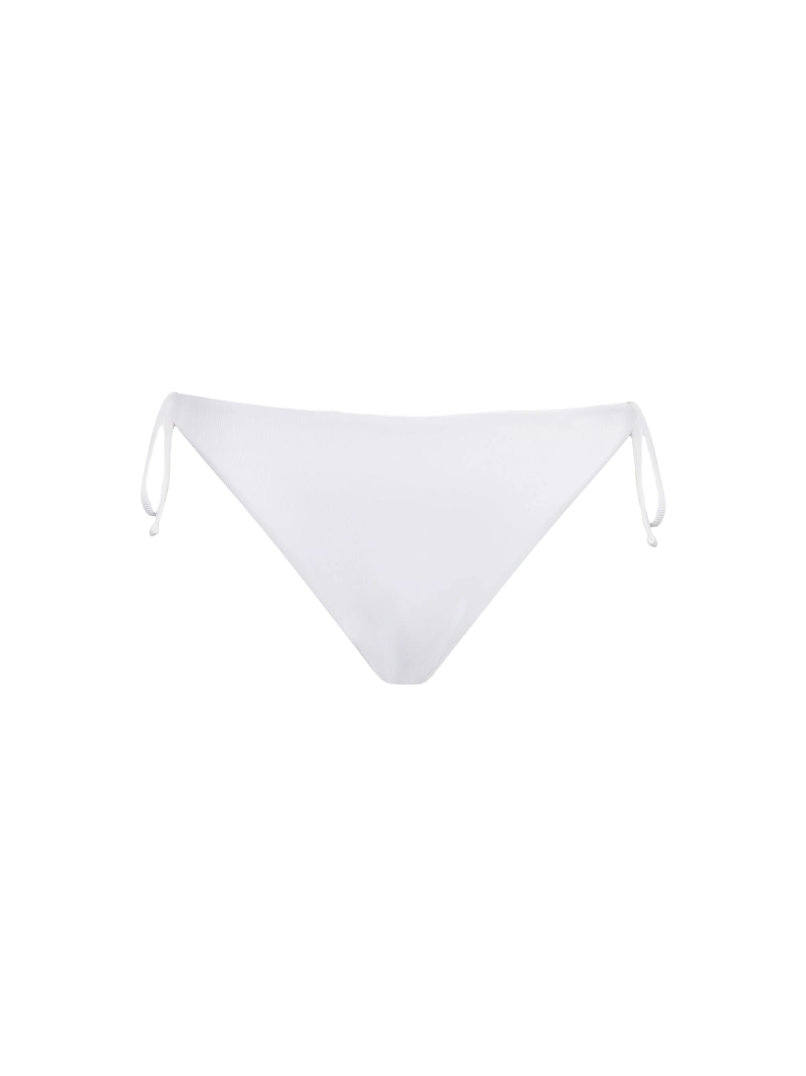MC2 Saint Barth White Ribbed Swim Briefs