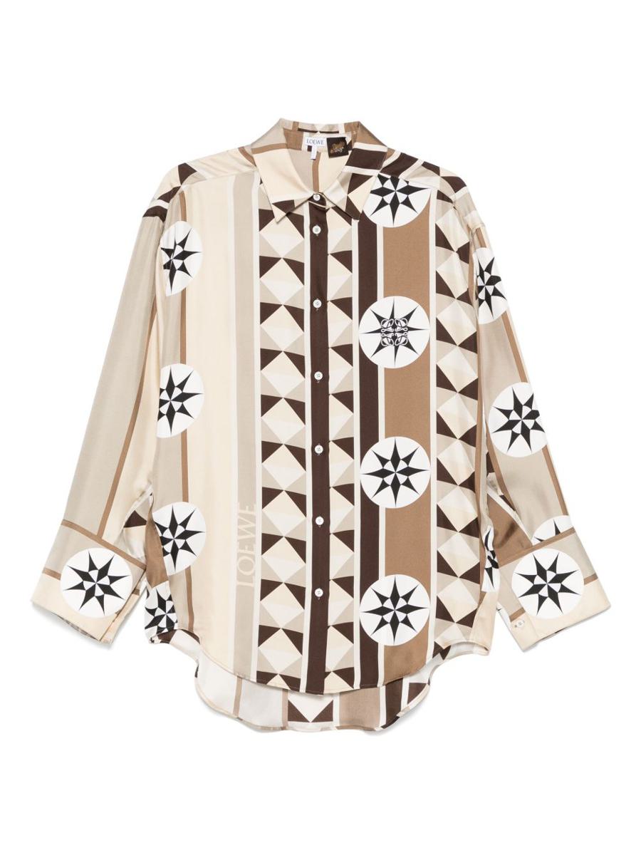 Loewe x Paula's Ibiza Printed Silk Shirt