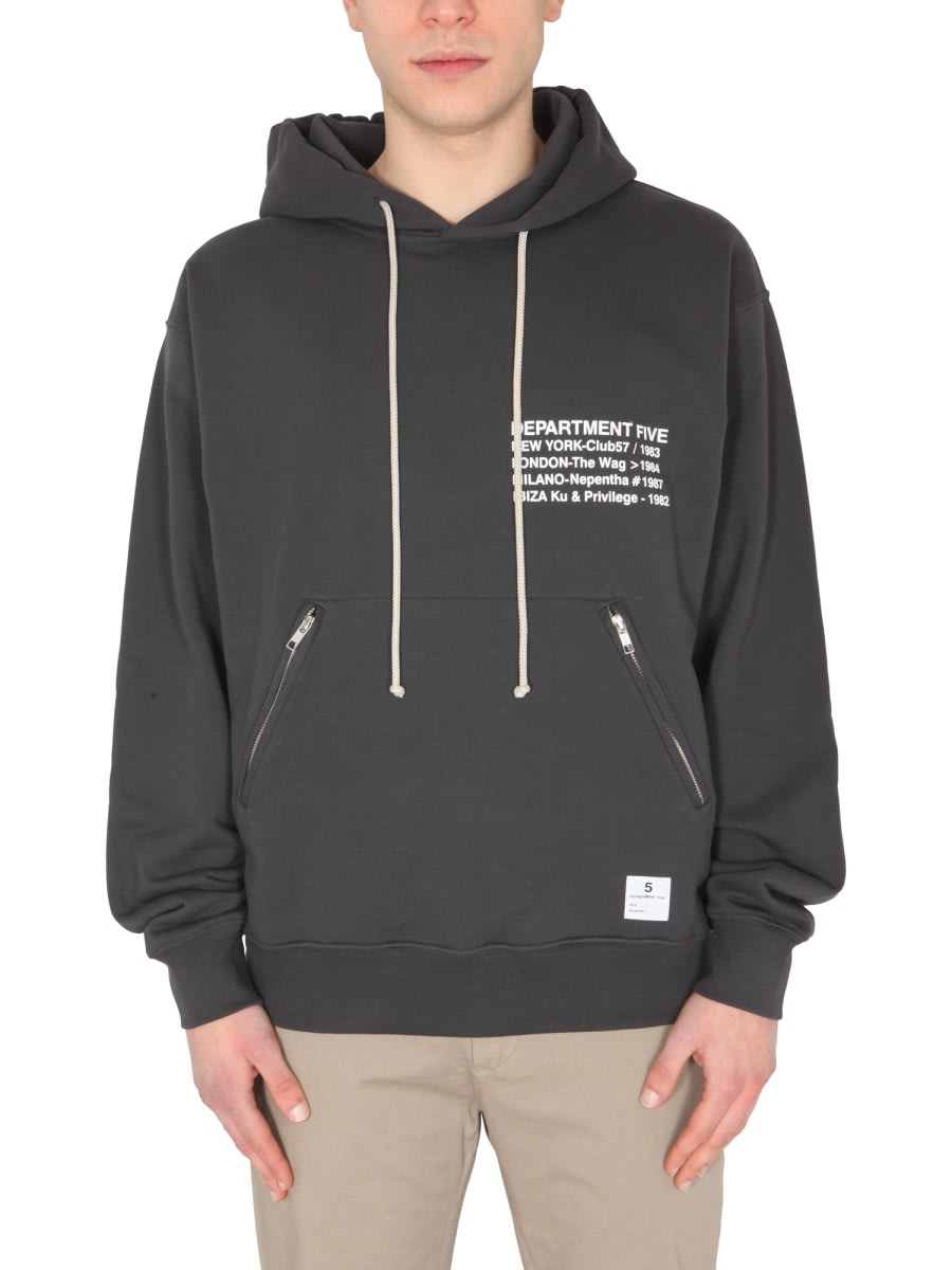 Department Five Logo Print Sweatshirt