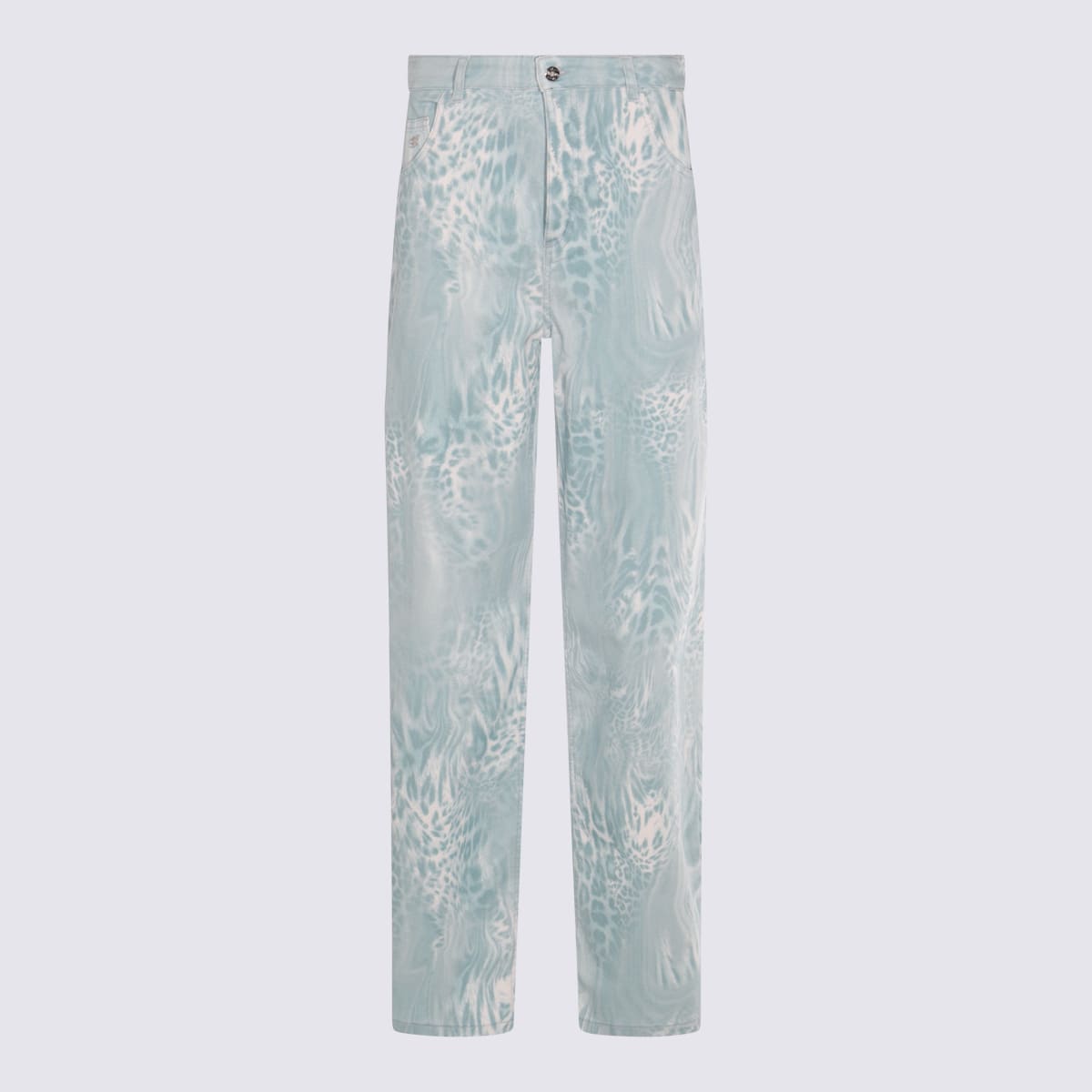 Blumarine Blue Cotton Denim Jeans