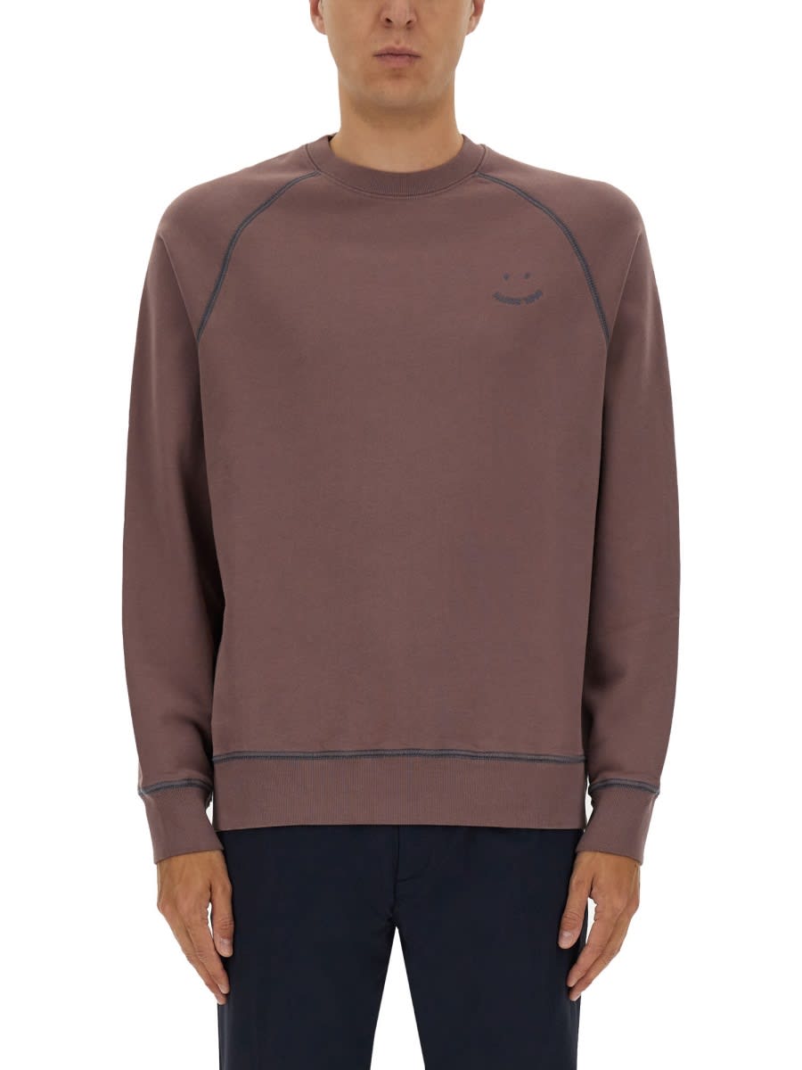 PS by Paul Smith Sweatshirt With Embroidery Ps Happy