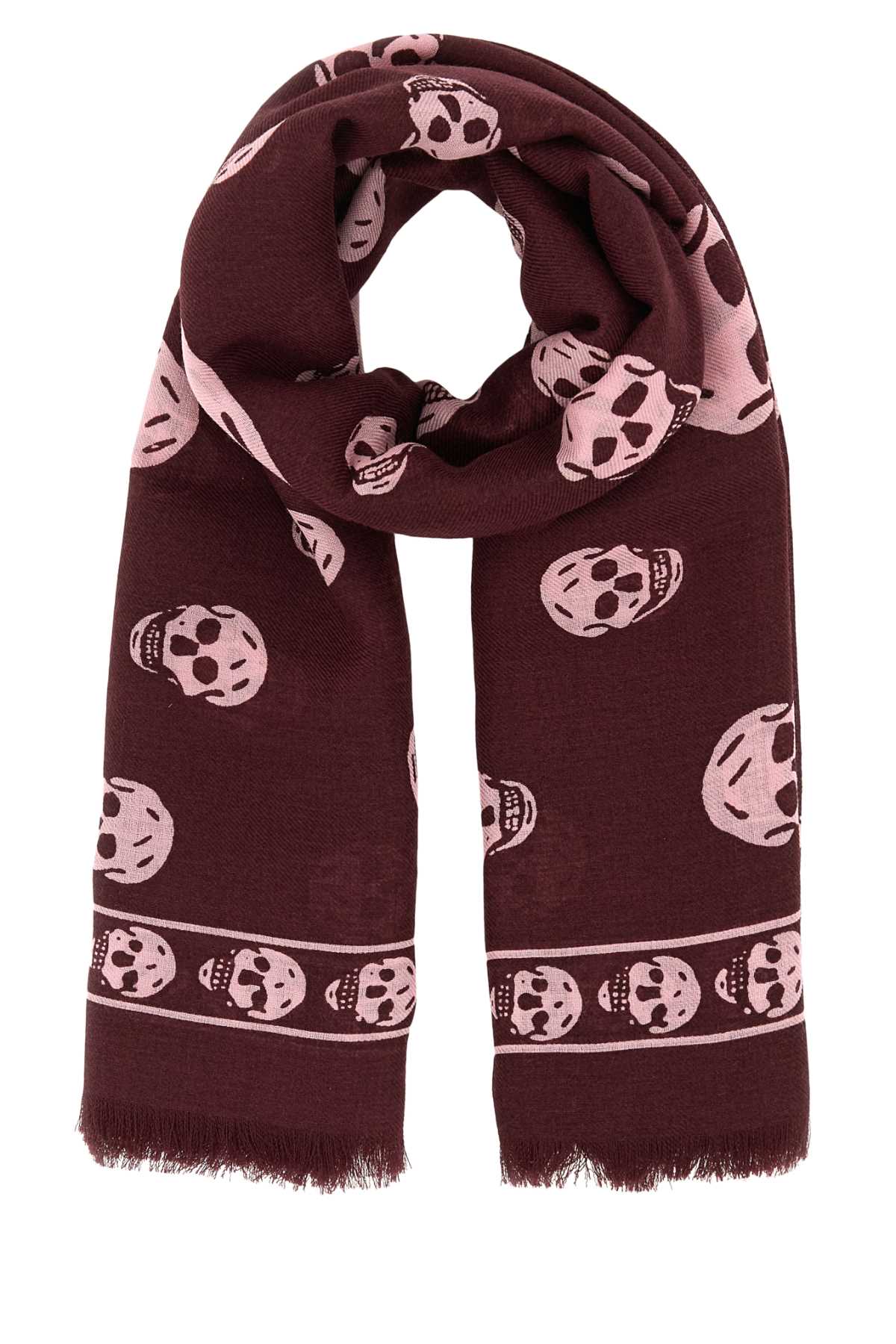 Alexander McQueen Printed Chiffon Foulard