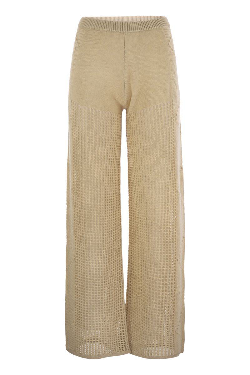MC2 Saint Barth Alva - Crochet Flare Trousers