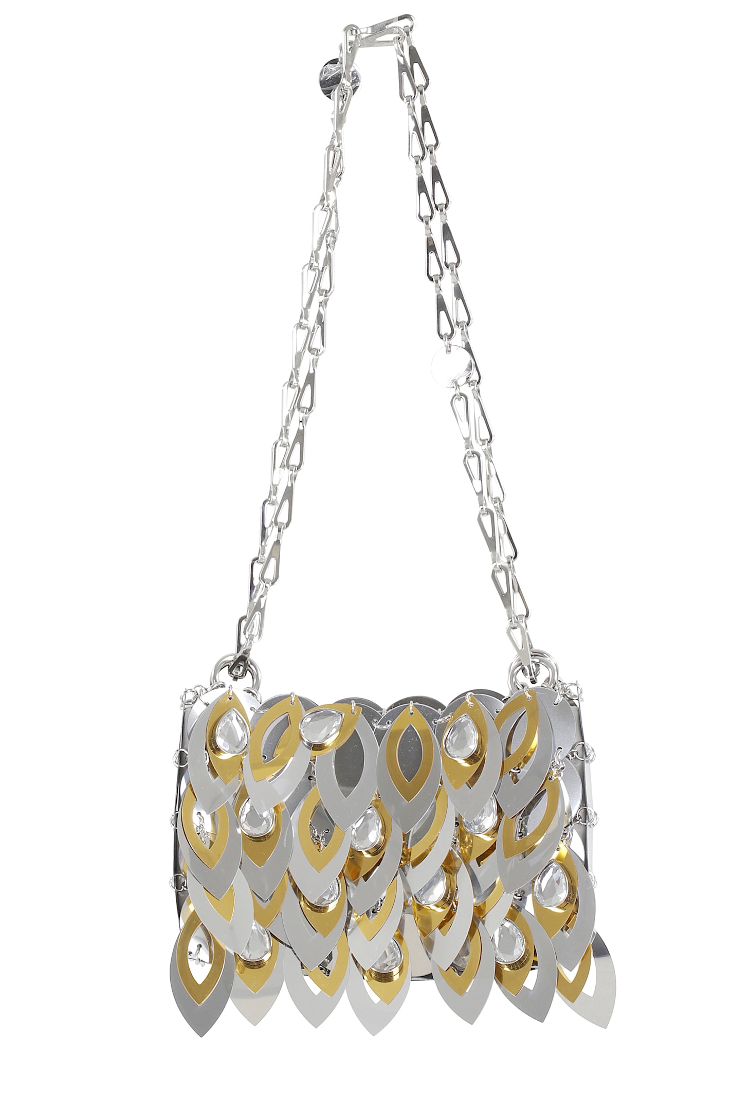 Paco Rabanne Nano Teardrop Gold And Silver Bag