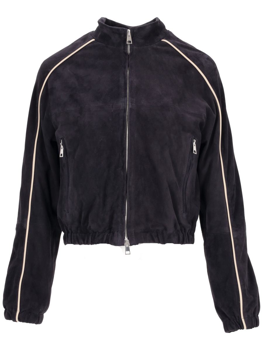 La Rose Suede Bomber