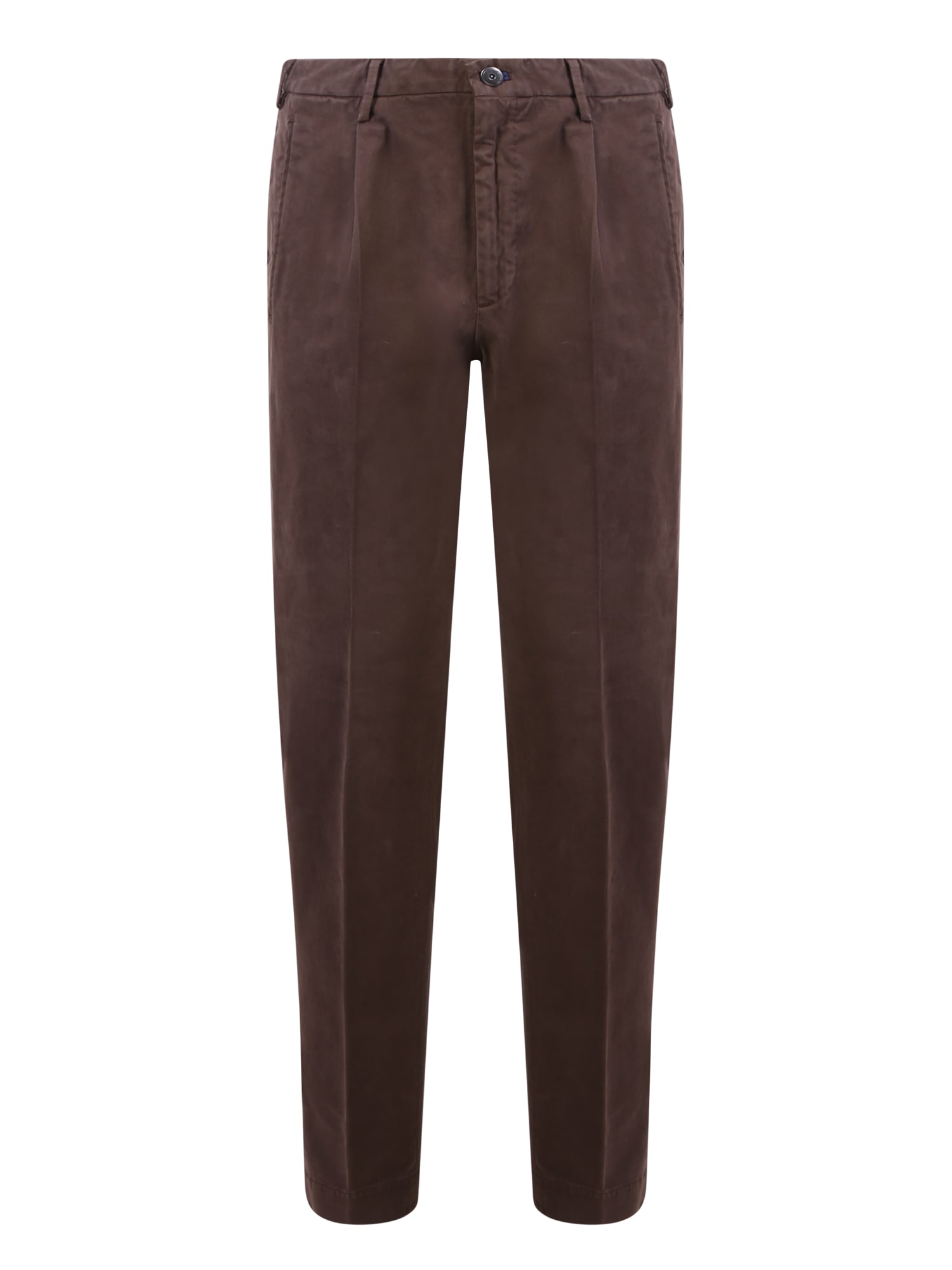 Incotex Brown Straight Leg Pants