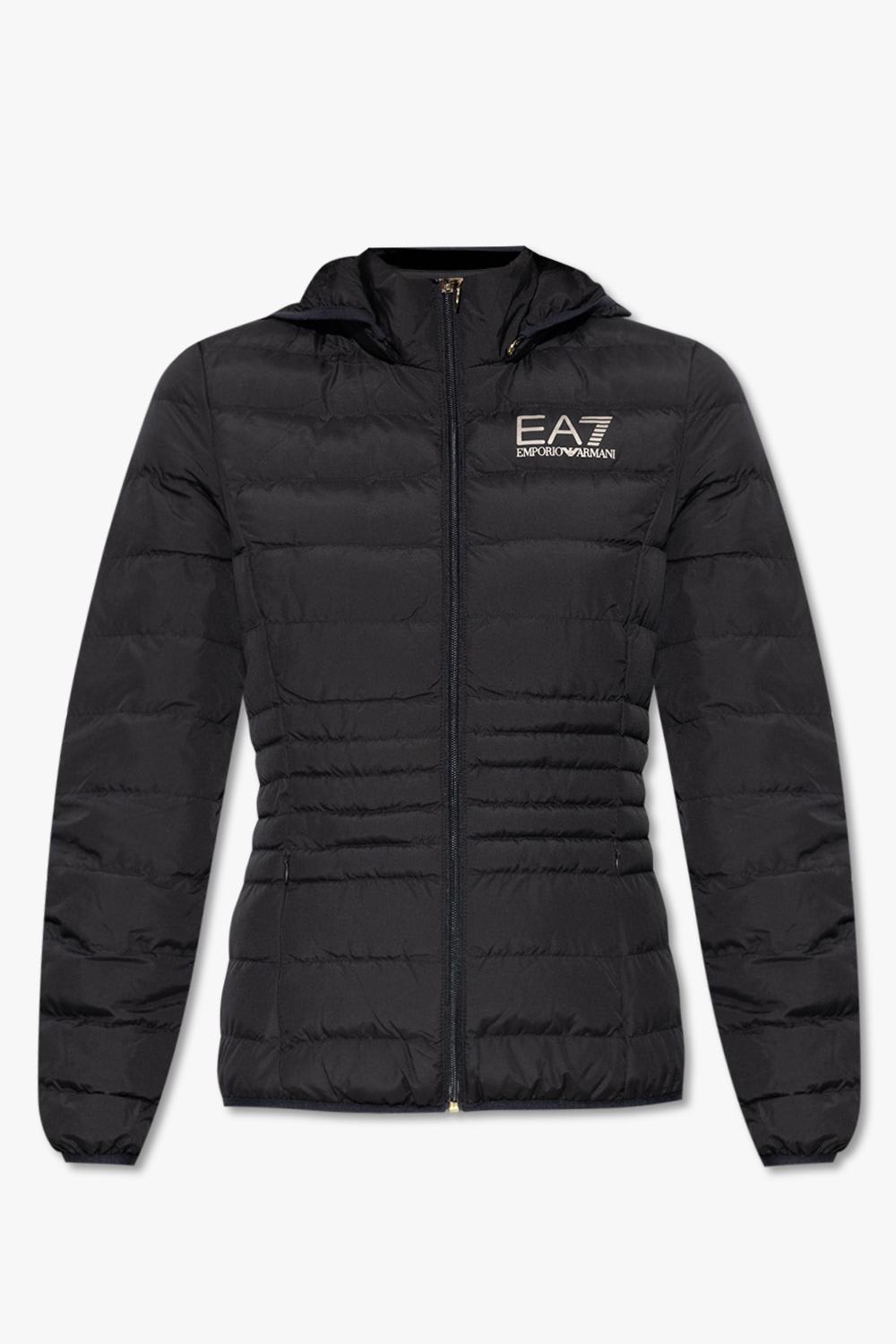 Ea7 Emporio Armani Quilted Jacket With Logo