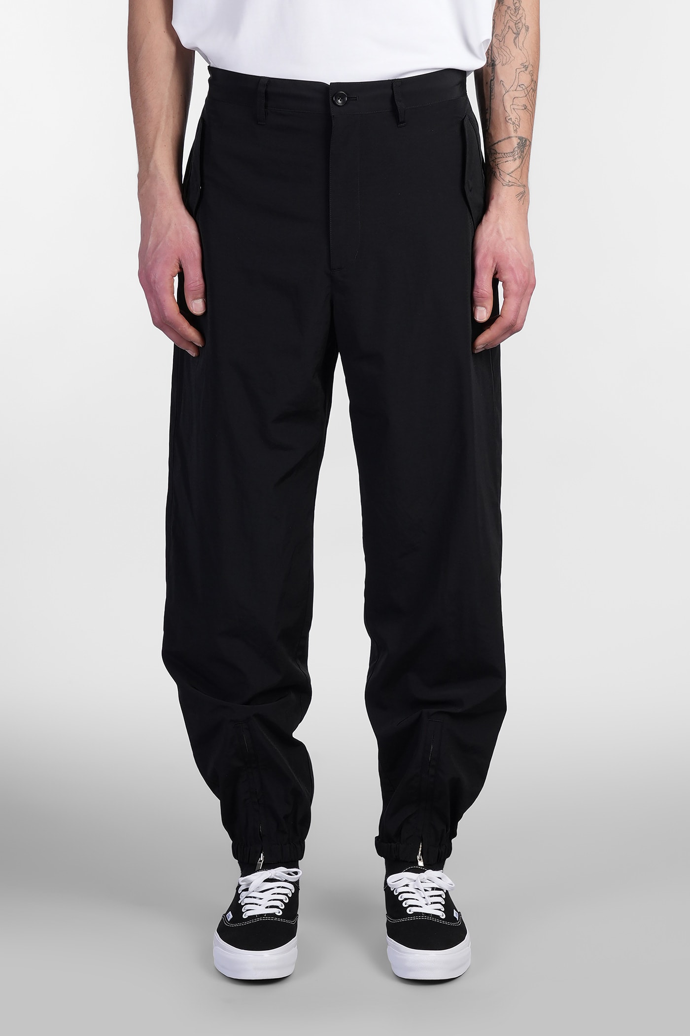 Attachment Pants In Black Nylon