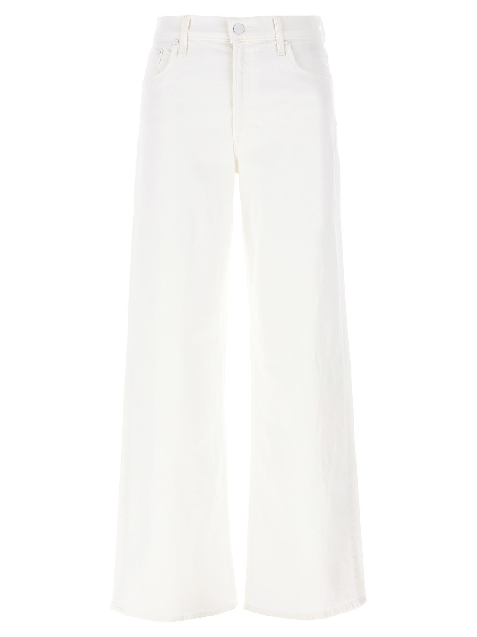 Mother the Spinner Zip Sneak Jeans