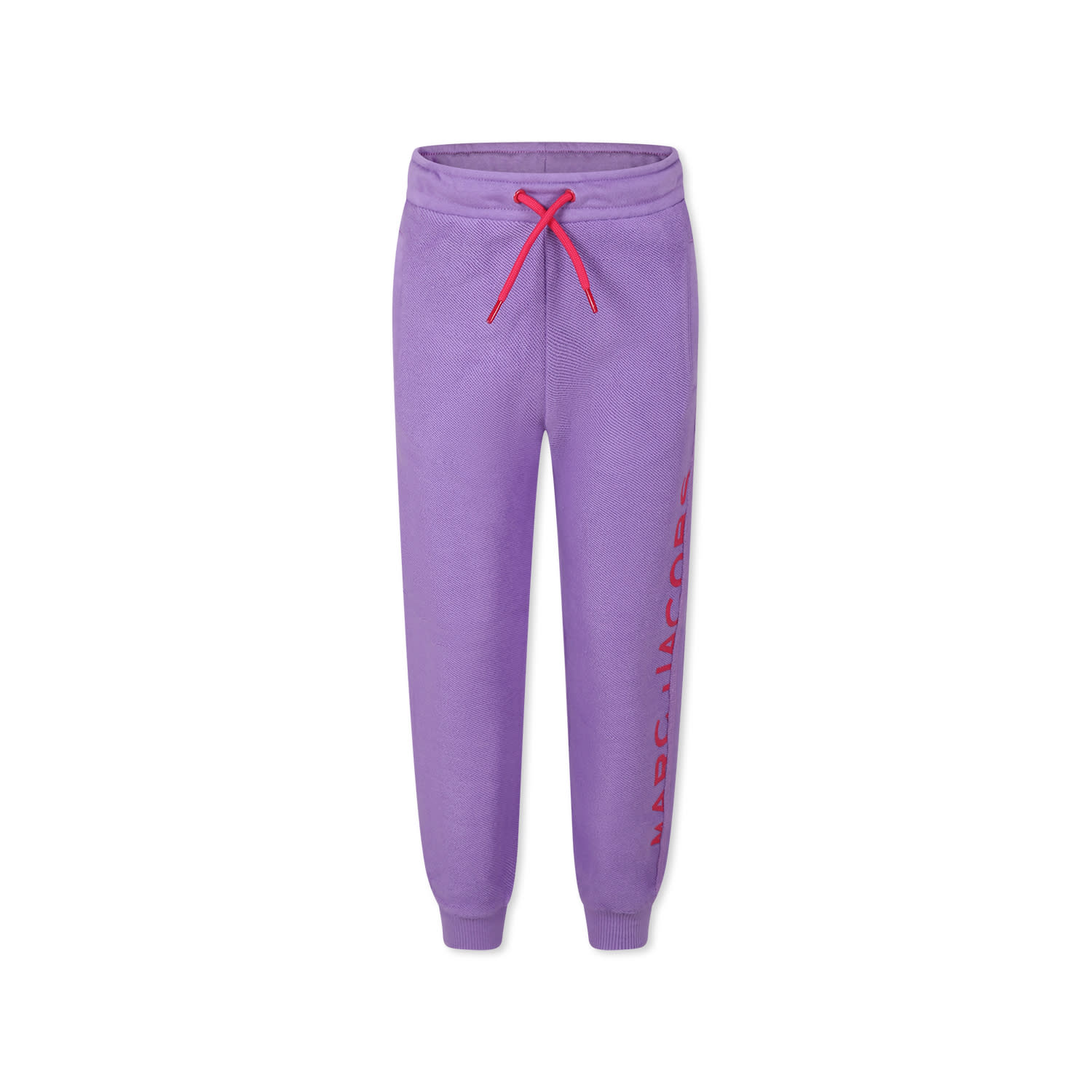 Little Marc Jacobs Purple Trousers For Girl With Logo