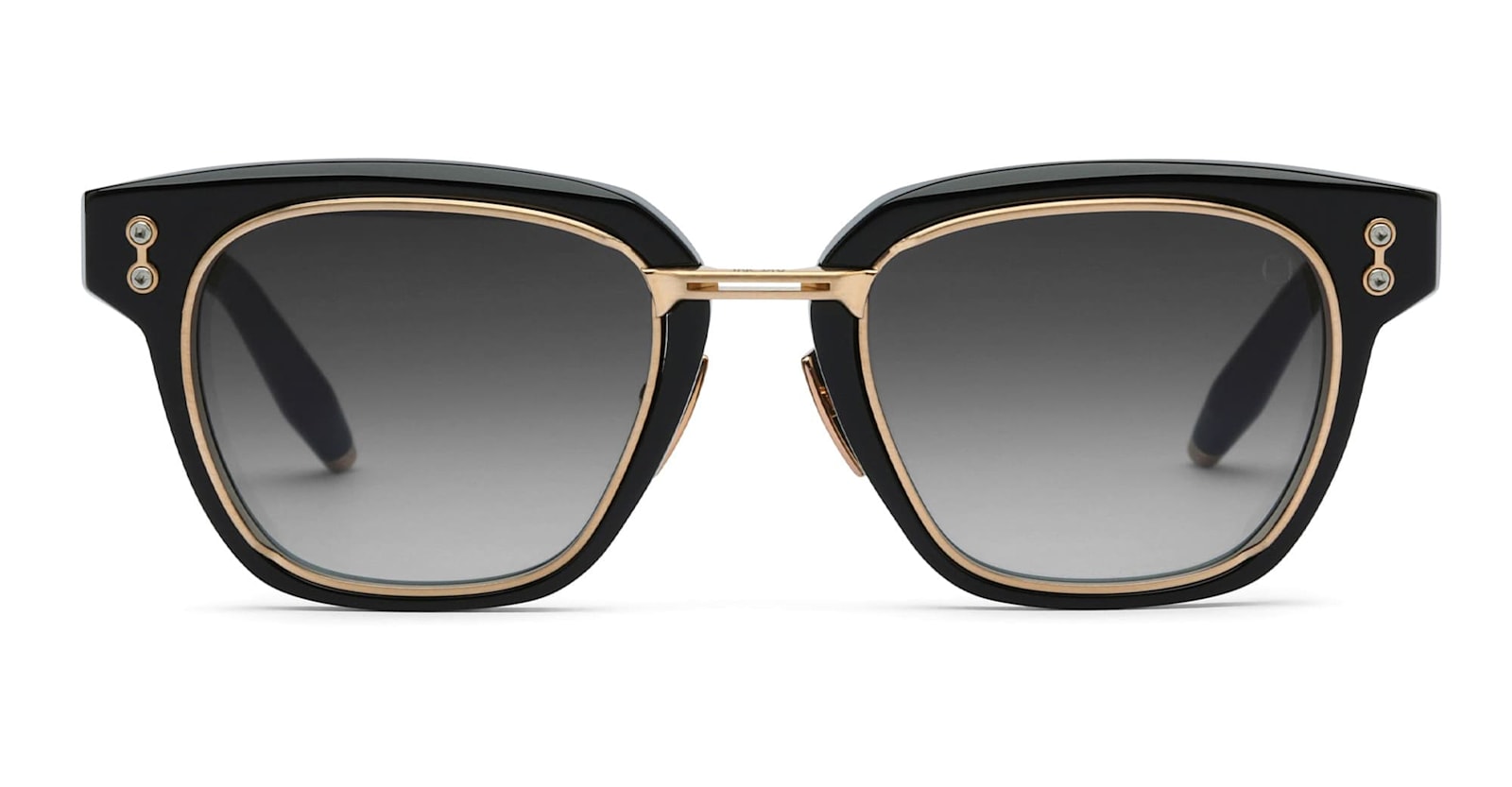 Akoni Apollo - Black / Brushed 12k Gold / Asian Fit Sunglasses