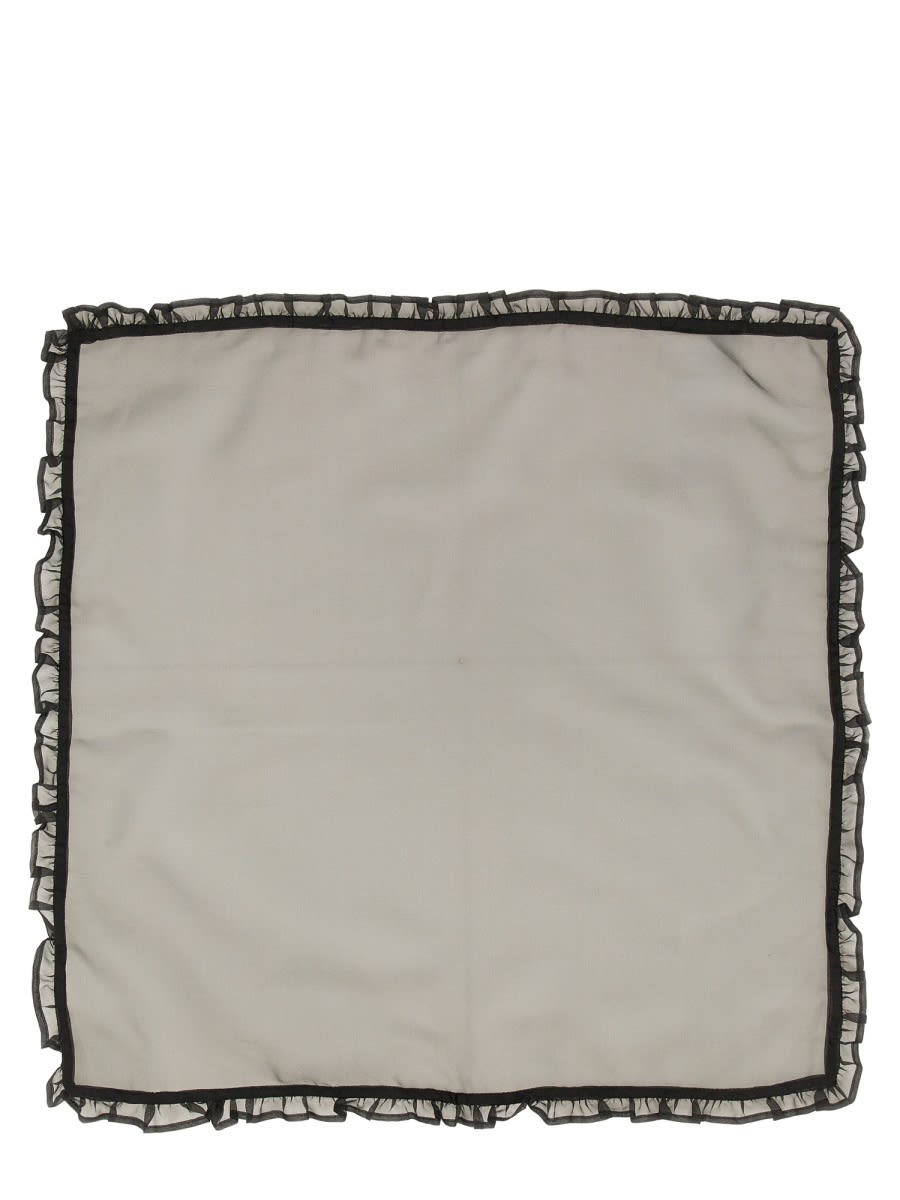 Ganni Scarf With Ruffle