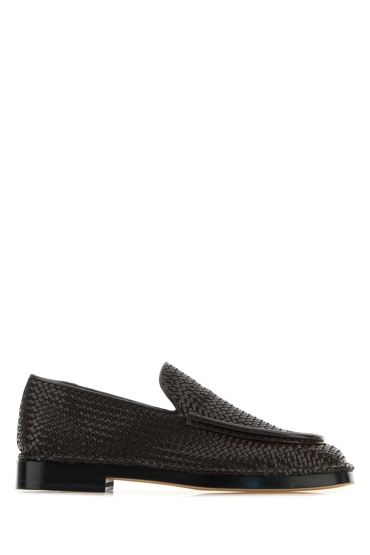 Bottega Veneta Dark Brown Leather Daddy Loafers