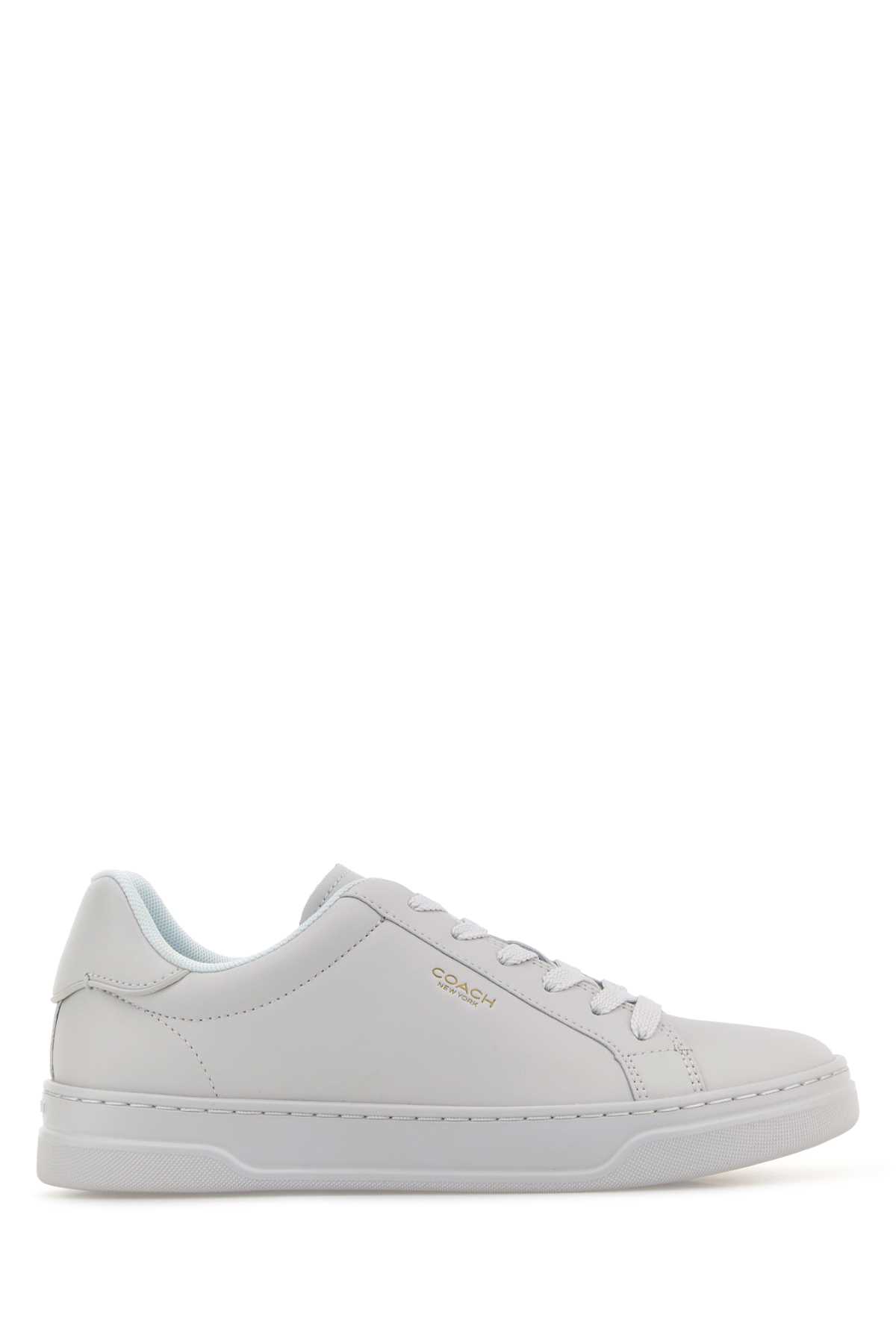 Coach White Leather High Line Sneakers