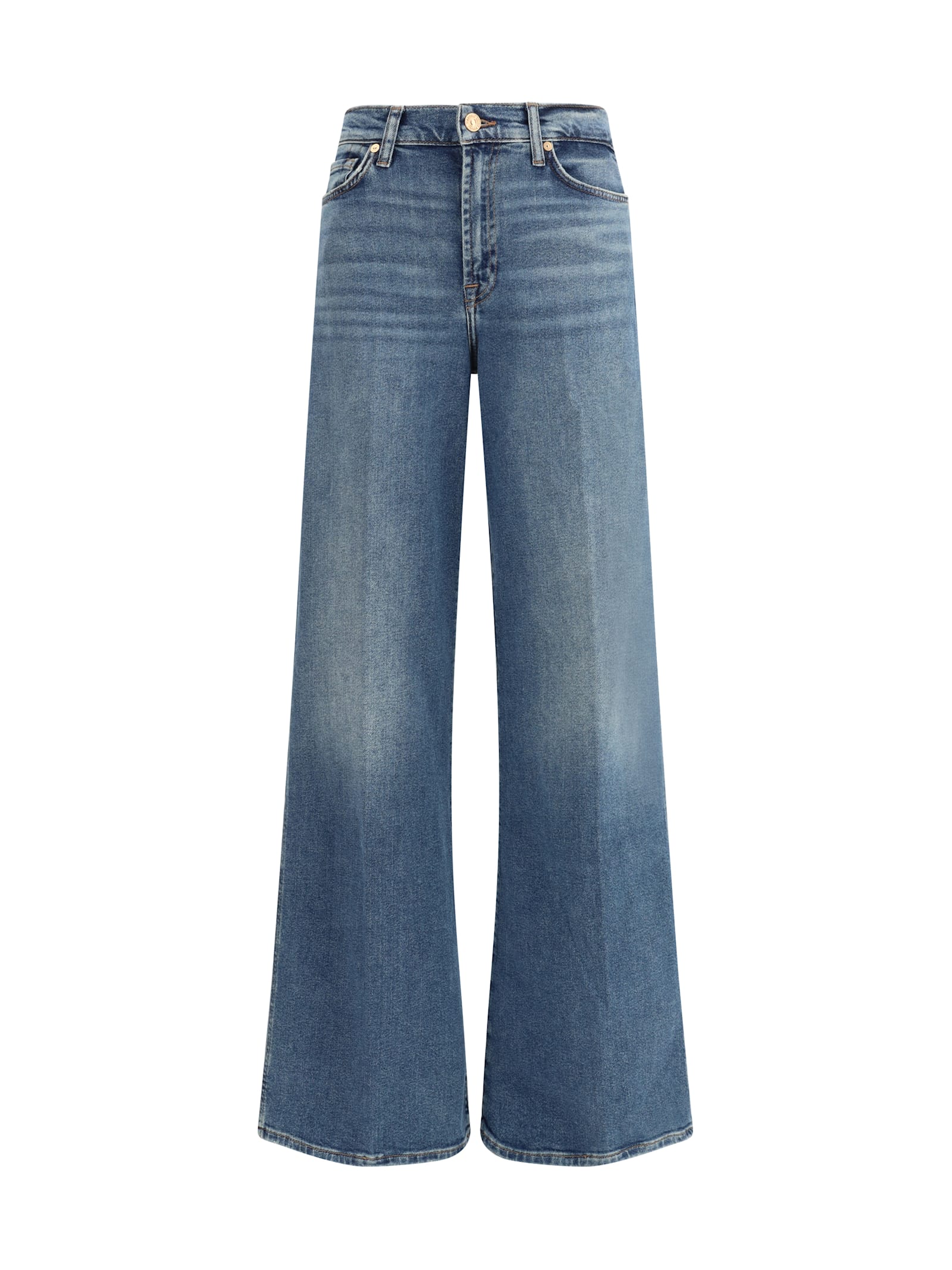7 For All Mankind Lotta Luxe Wide Leg Jeans