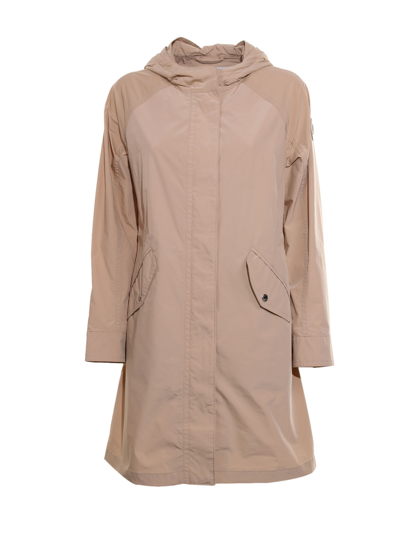 Woolrich Long Summer Parka With Hood