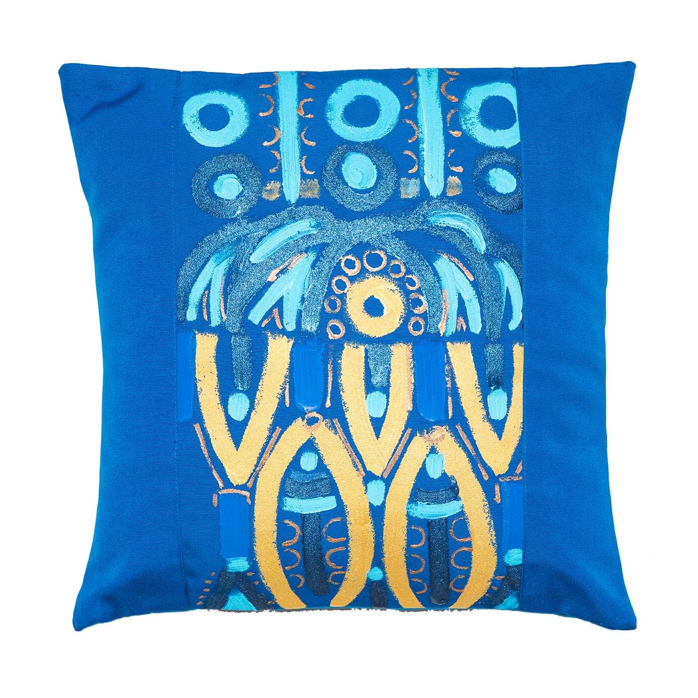 Le Botteghe su Gologone Hand Painted Cushions 100x100 Cm