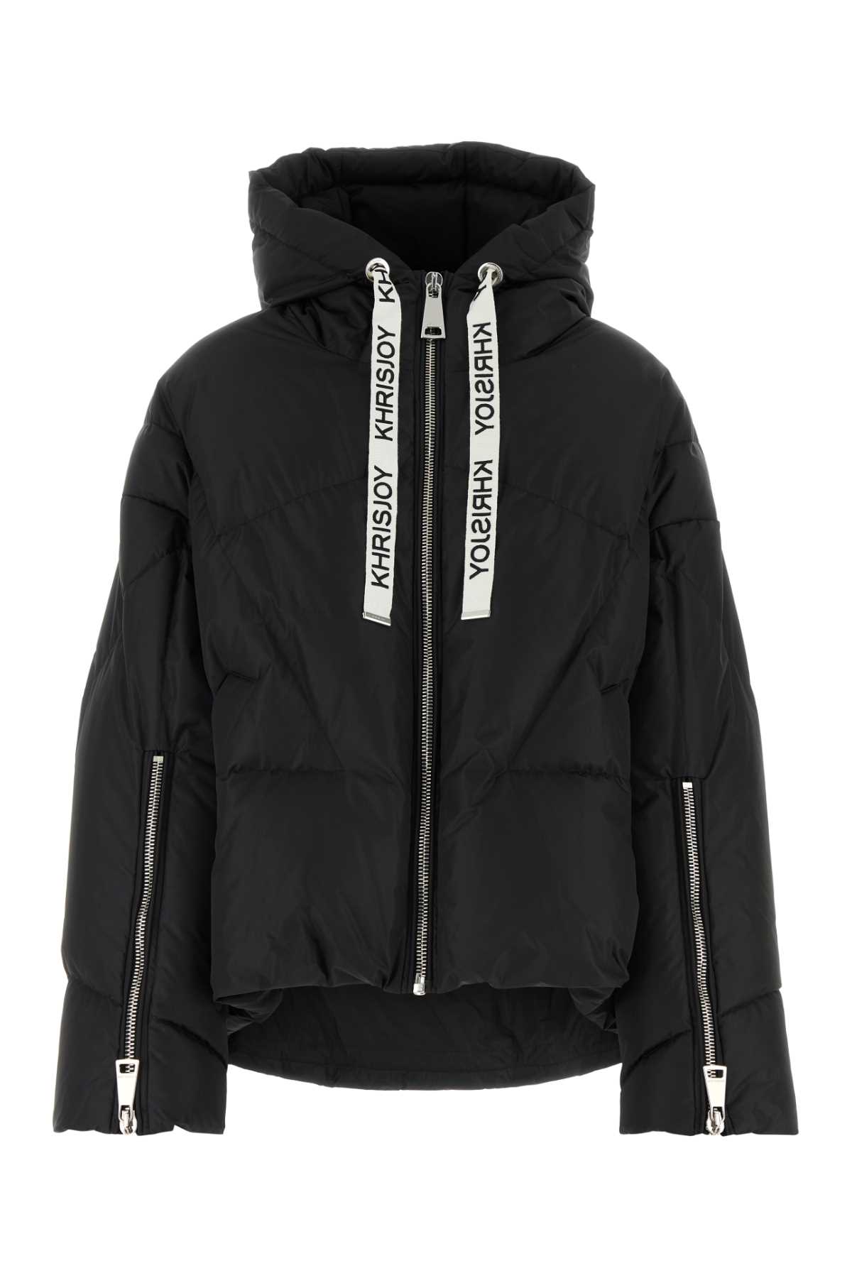 Khrisjoy Black Polyester Down Jacket