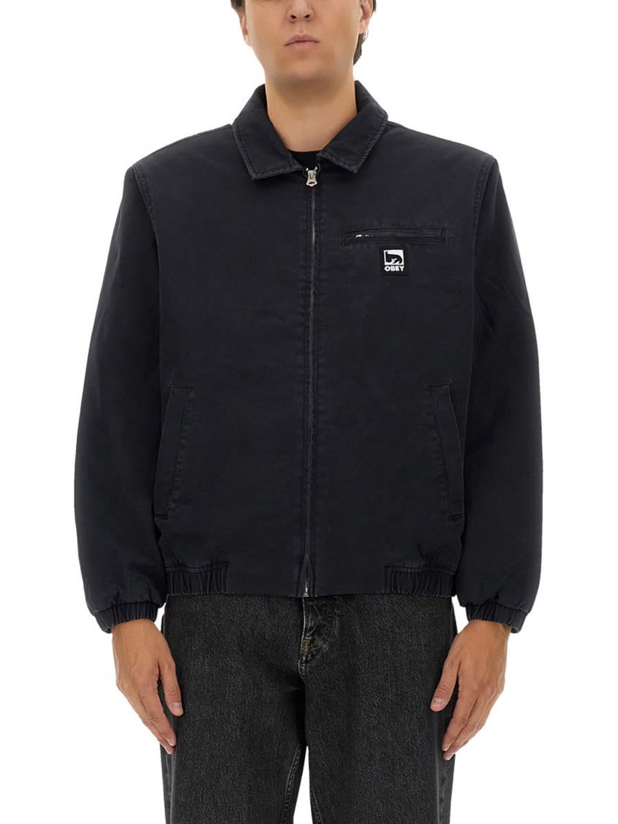 Obey Jacket With Logo