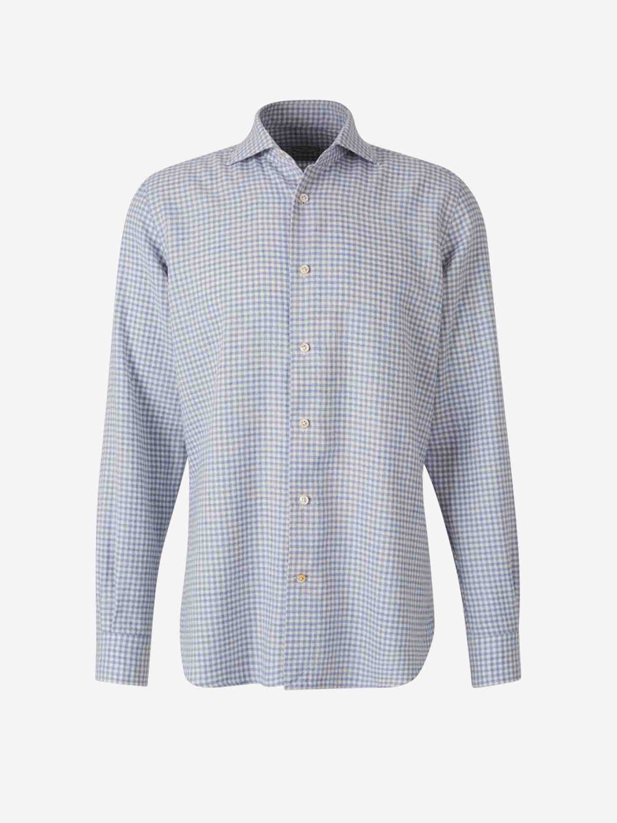 Vincenzo Di Ruggiero Cotton Check Shirt