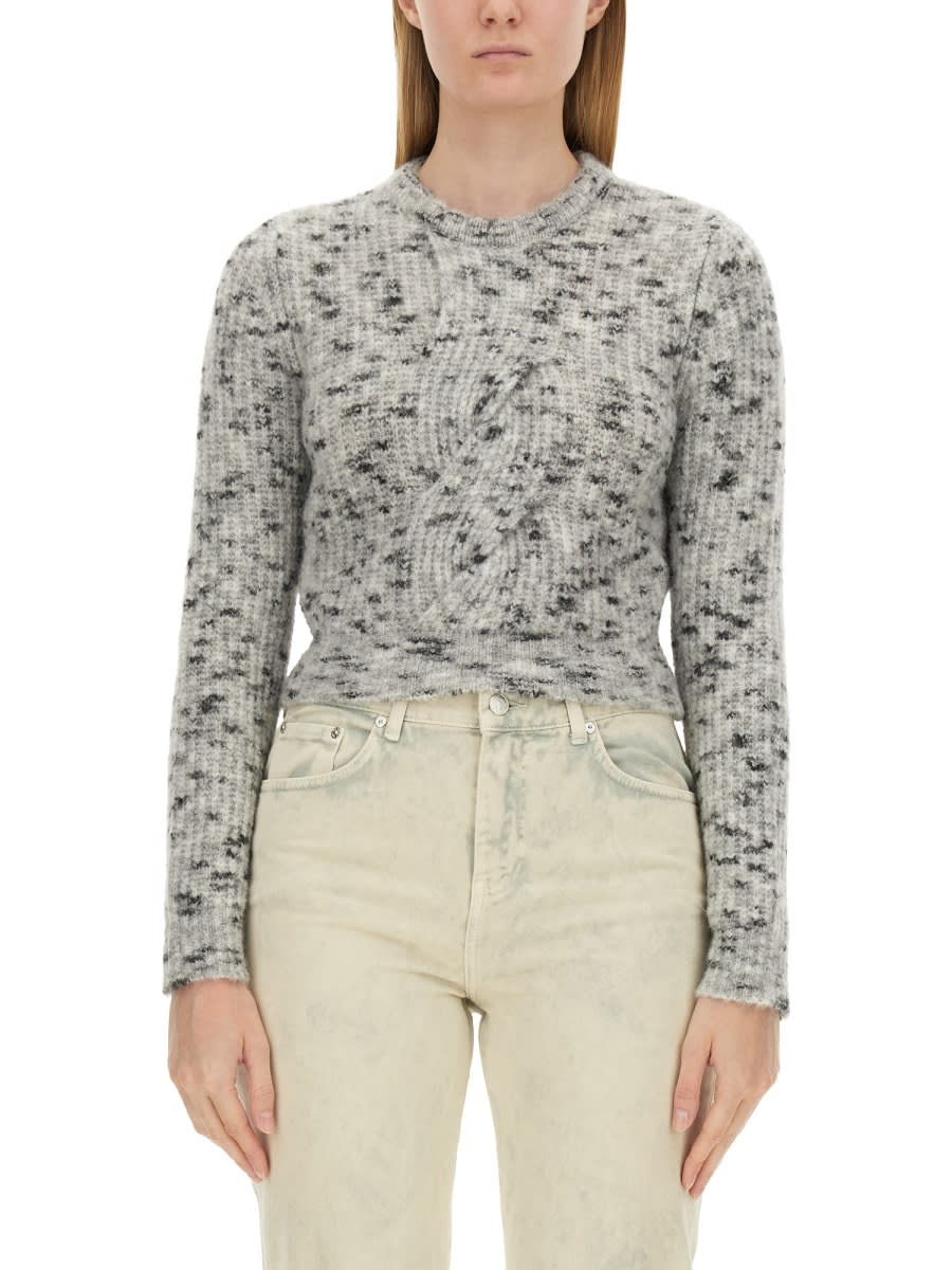 M05CH1N0 Jeans Cropped Shirt