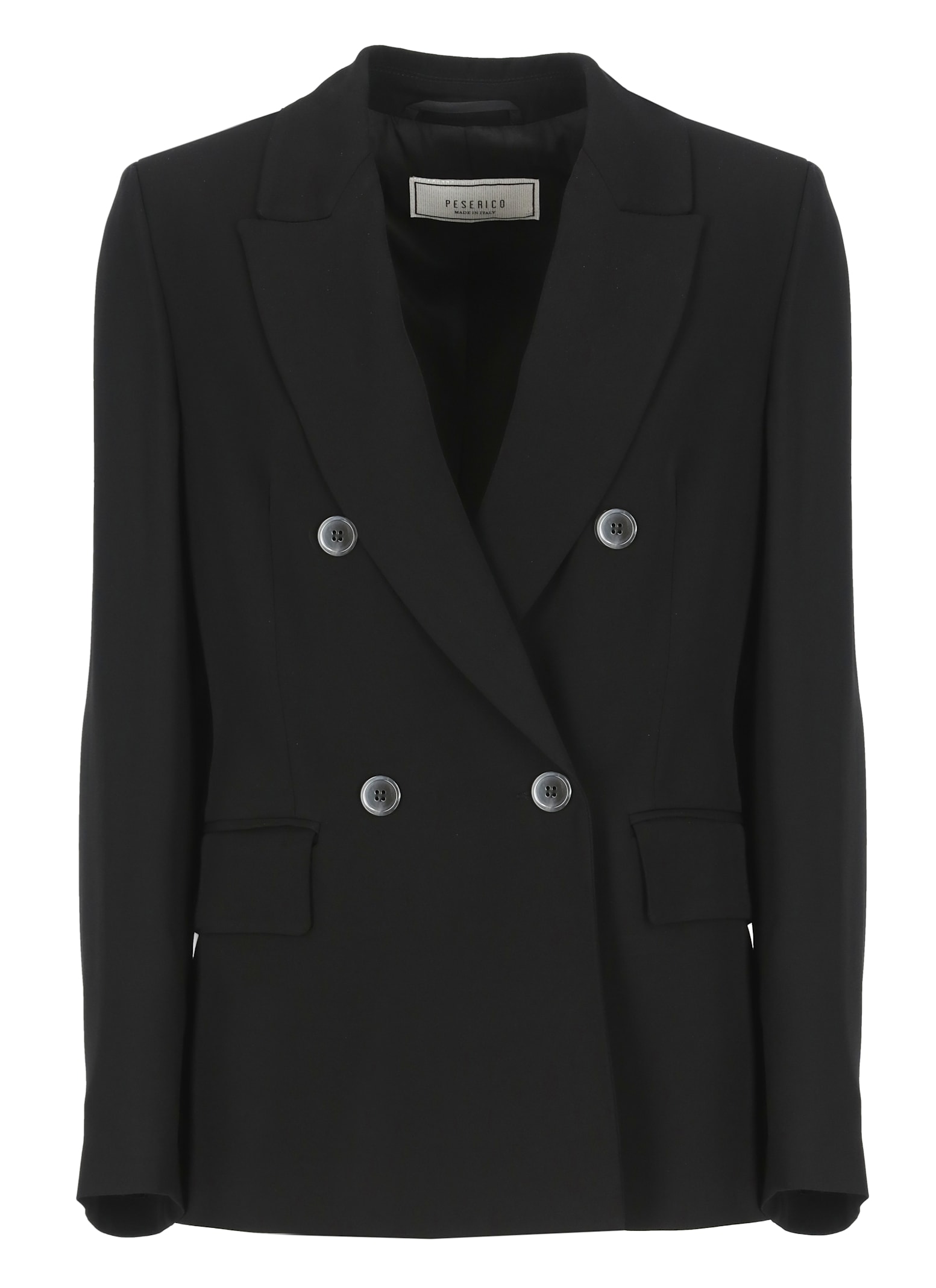 Peserico Viscose Double-breasted Blazer