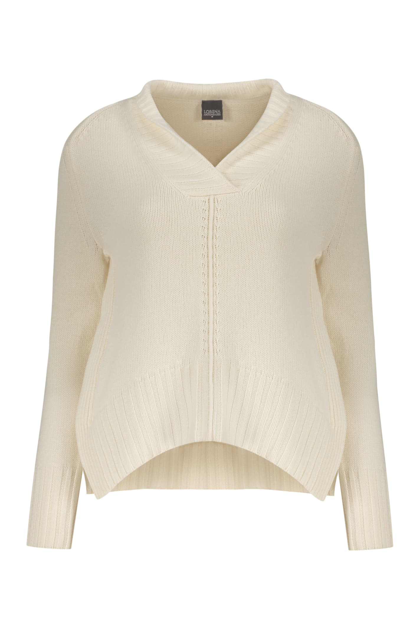 Lorena Antoniazzi Cashmere V-neck Sweater