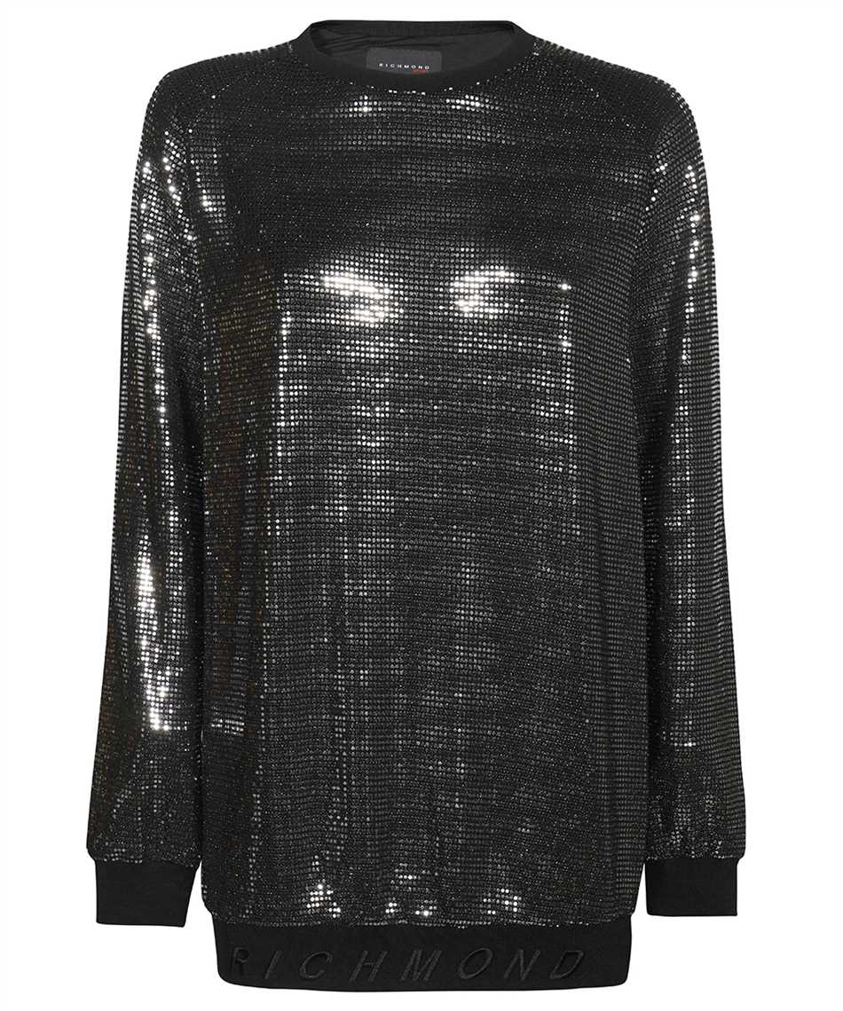 John Richmond Rhinestone Mini Dress
