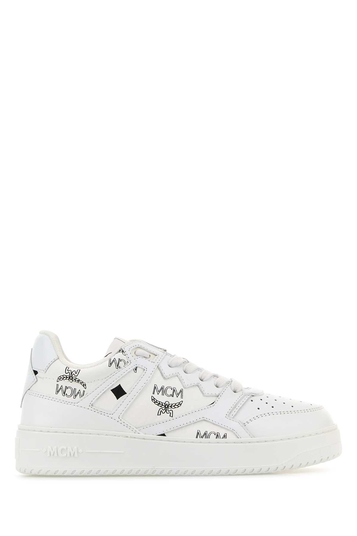MCM Printed Canvas Terrain Sneakers