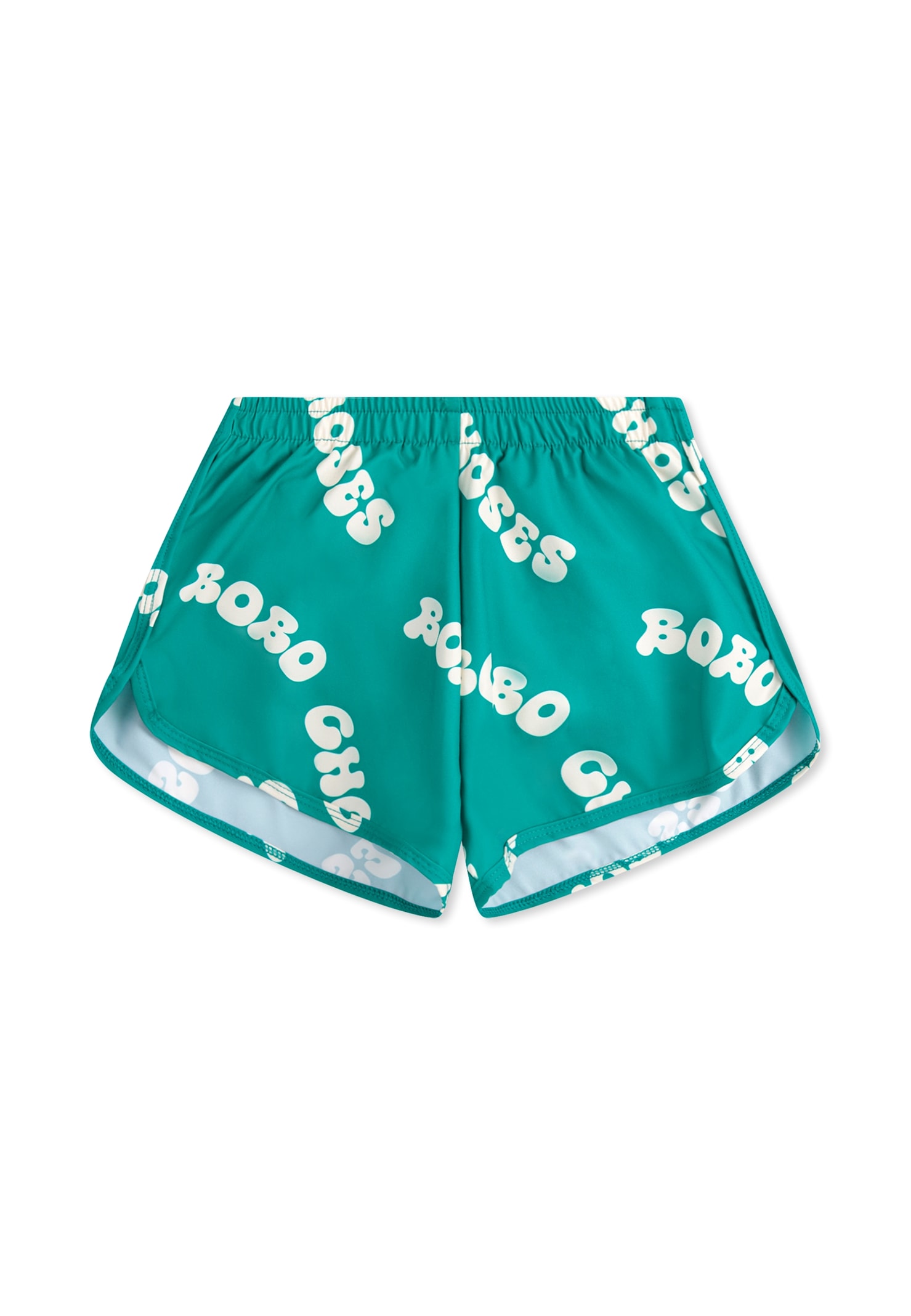 Bobo Choses Green Swim Shorts For Boy With Logo
